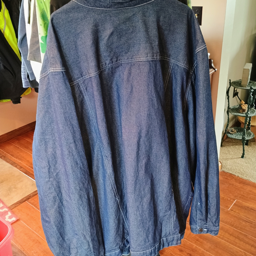 Denim Jacket With Button Closure - image 2